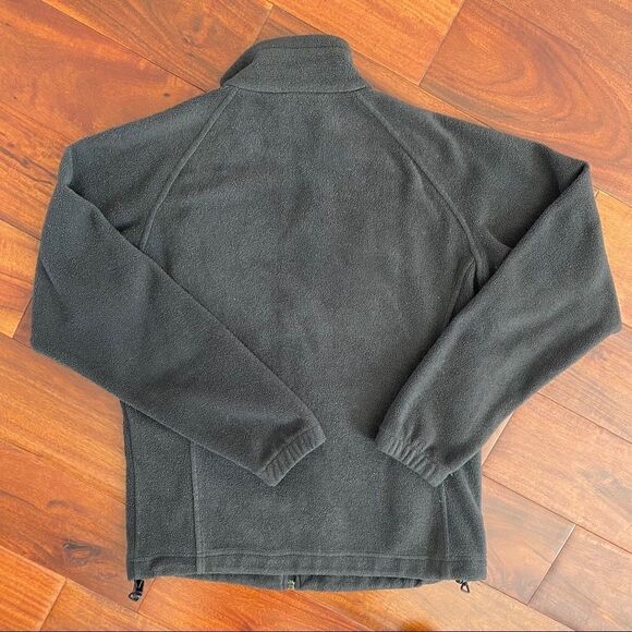 Columbia Black Fleece Zip Up Jacket Women’s S - Picture 4 of 4